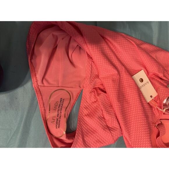 NWT ArteSands Bathing Suit Coral One Piece Women's US 20+ Multi Cup Fit - Picture 7 of 8